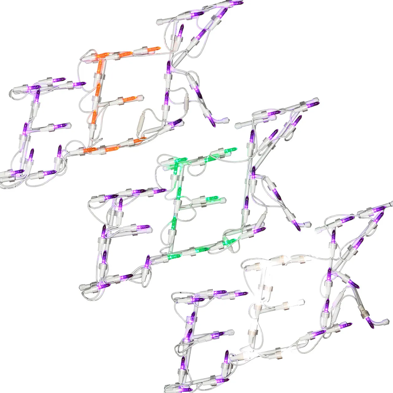 Outlet National Tree Company 18 in. Halloween EEK Sign Lighted Sign Decoration with LED Lights
