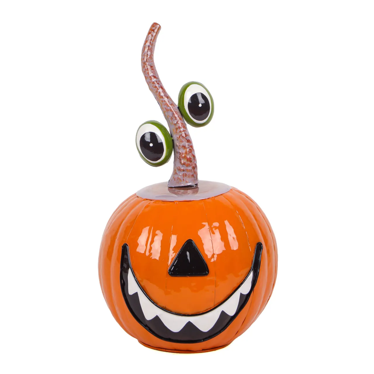 Online National Tree Company 15 in. Halloween Floating Eyes Metal Pumpkin Decoration