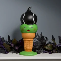 Outlet National Tree Company 14 in. Halloween Frankenstein I-Scream Cone Tabletop Decoration