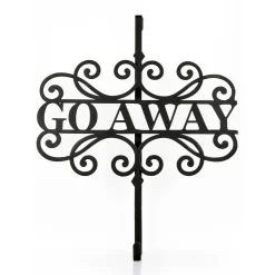 Clearance National Tree Company 17 in. Halloween Go Away Metal Wreath Hanger