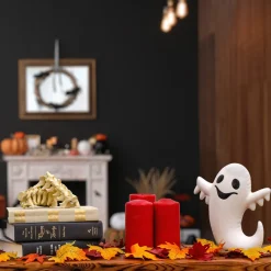 Outlet National Tree Company 9 in. Halloween Happy Ghost Tabletop Decoration