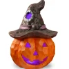 Hot National Tree Company 14 in. Halloween Jack O Lantern with LED Lights