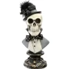 Online National Tree Company 10 in. Halloween Male Skeleton Bust Decoration