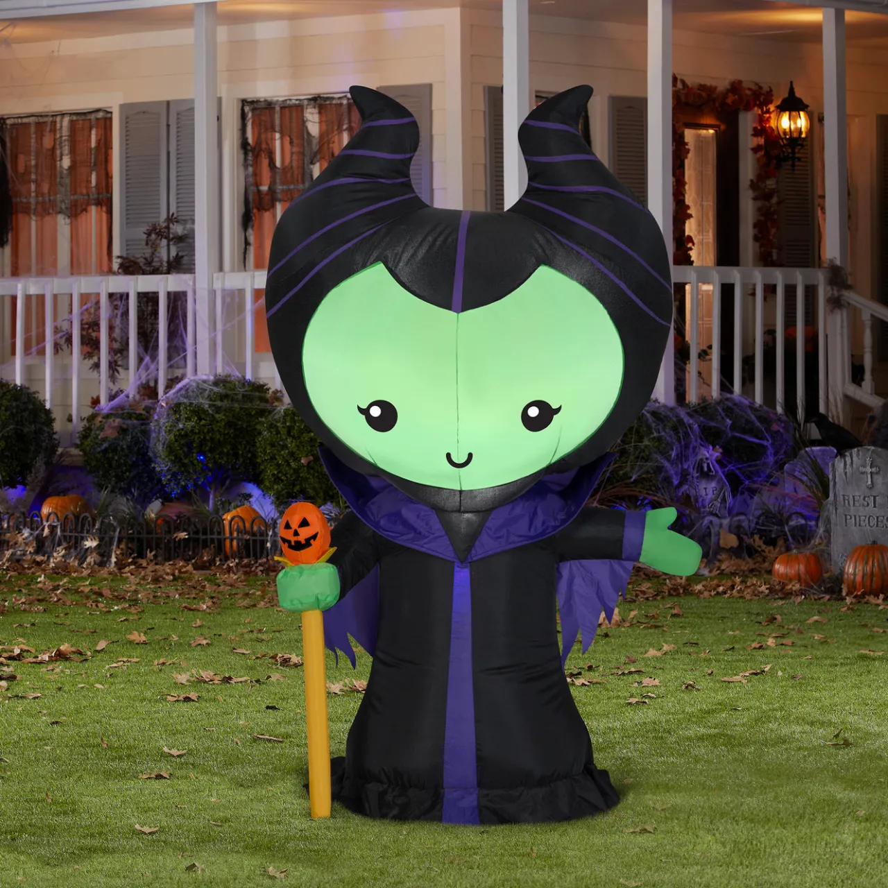 Discount National Tree Company 42 in. Halloween Maleficient Inflatable Decoration