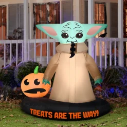Online National Tree Company 78 in. Halloween Mandalorian Inflatable Decoration