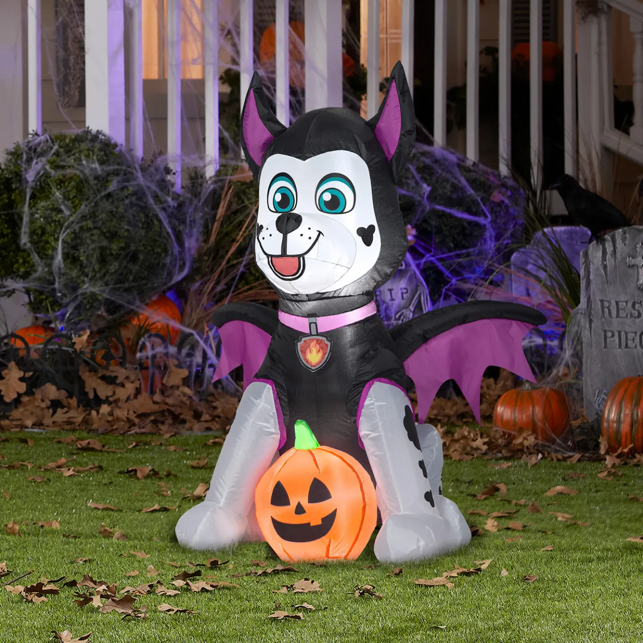 Hot National Tree Company 38 in. Halloween Marshall from Paw Patrol Inflatable Decoration