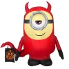 Outlet National Tree Company 42 in. Halloween Minion Dave Inflatable Decoration