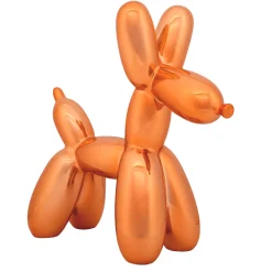 New National Tree Company 11 in. Halloween Orange Balloon Dog Figurine