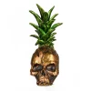 Sale National Tree Company 14 in. Halloween Pineapple Skull Tabletop Decoration