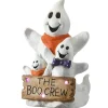 Online National Tree Company 21 in. Halloween Pre-Lit 3 Ghosts with The Boo Crew Sign Table Decoration and Multi Color LED Lights