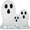 Sale National Tree Company 36 in. Halloween Pre-Lit Ghost Trio Outdoor Decoration with LED Lights