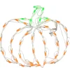 Clearance National Tree Company 14 in. Halloween Pumpkin Lighted Sign Decoration with LED Lights
