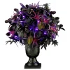 Best National Tree Company 24 in. Halloween Scare in the Air Halloween Potted Plant with LED Lights