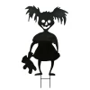 Hot National Tree Company 38 in. Halloween Scary Girl Garden Stakes Outdoor Lawn Decoration