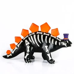 Clearance National Tree Company 12 in. Halloween Stegosaurus Dinosaur Skeleton Tabletop Decoration