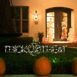 Sale National Tree Company 52 in. Halloween Trick or Treat Lighted Sign Decoration with LED Lights