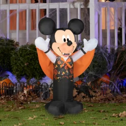 Sale National Tree Company 42 in. Halloween Vampire Mickey Mouse Inflatable Decoration