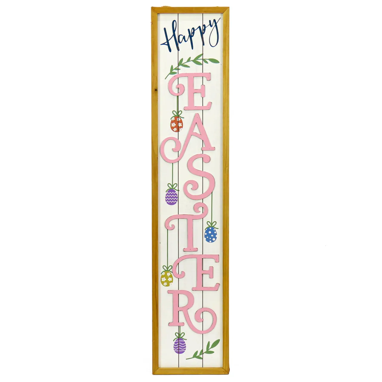 Best National Tree Company 43 in. Happy Easter Sign Porch Decoration