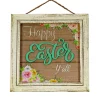 Clearance National Tree Company 10 in. Happy Easter Y'all Hanging Wall Sign Decoration