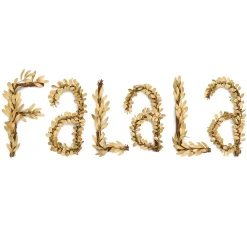 Discount National Tree Company 7 in. HGTV Home Collection Fa La La Wall Decoration