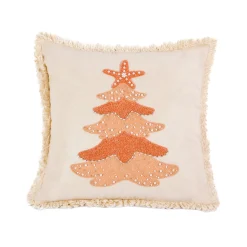 Hot National Tree Company 18 in. HGTV Home Collection Coastal Christmas Pillow
