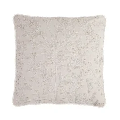 Outlet National Tree Company 18 in. HGTV Home Collection White Boho Christmas Pillow