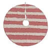 Hot National Tree Company 48 in. HGTV Home Collection Red White Ric Rac Border Tree Skirt