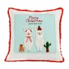 Outlet National Tree Company 18 in. HGTV Home Collection Merry Christmas Llamas Pillow