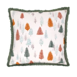 Best National Tree Company 18 in. HGTV Home Collection Whimsical Forest Christmas Pillow