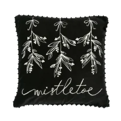 Best National Tree Company 18 in. HGTV Home Collection Mistletoe Pillow