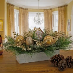 Clearance National Tree Company 11 in. HGTV Home Collection Champagne Wishes Arrangement
