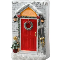Hot National Tree Company 10 in. Holiday Door Front