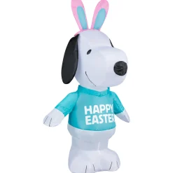 Discount National Tree Company 19 in. Inflatable Easter Snoopy Decoration