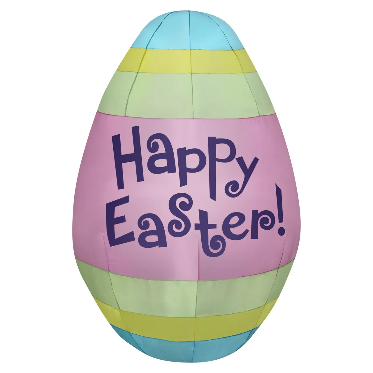 Discount National Tree Company 66 in. Inflatable Happy Easter Egg Decoration
