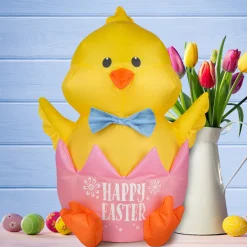 Sale National Tree Company 20 in. Inflatable Waving Chick Easter Decoration