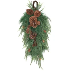 Hot National Tree Company 32 in. Mixed Pine Christmas Teardrop
