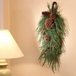Hot National Tree Company 32 in. Mixed Pine Christmas Teardrop
