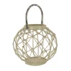 Discount National Tree Company 9 in. Modern Design and Finish Bleached Sand Outdoor Lantern Candleholder