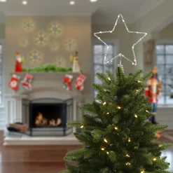 Outlet National Tree Company 13.5 in. Open Star Tree Top for Artificial Trees with Dual Color Lights
