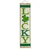 Online National Tree Company 48 in. Patrick's Day Lucky Wooden Sign Porch Decoration