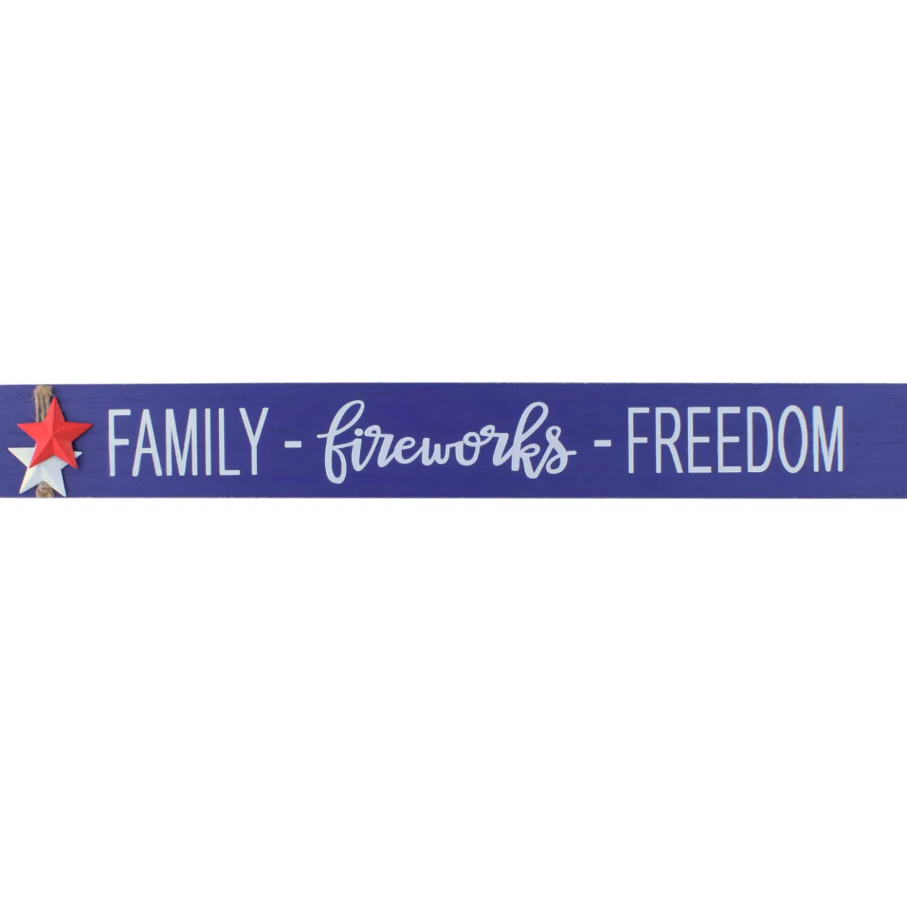 Outlet National Tree Company 7 in. Patriotic Family-Fireworks-Freedom Table Decoration