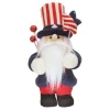 Outlet National Tree Company 18 in. Patriotic Gnome Decoration in Red, White and Blue Attire