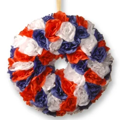 Clearance National Tree Company 14 in. Patriotic Rose Wreath