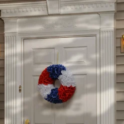 Outlet National Tree Company 18 in. Patriotic Rose Wreath
