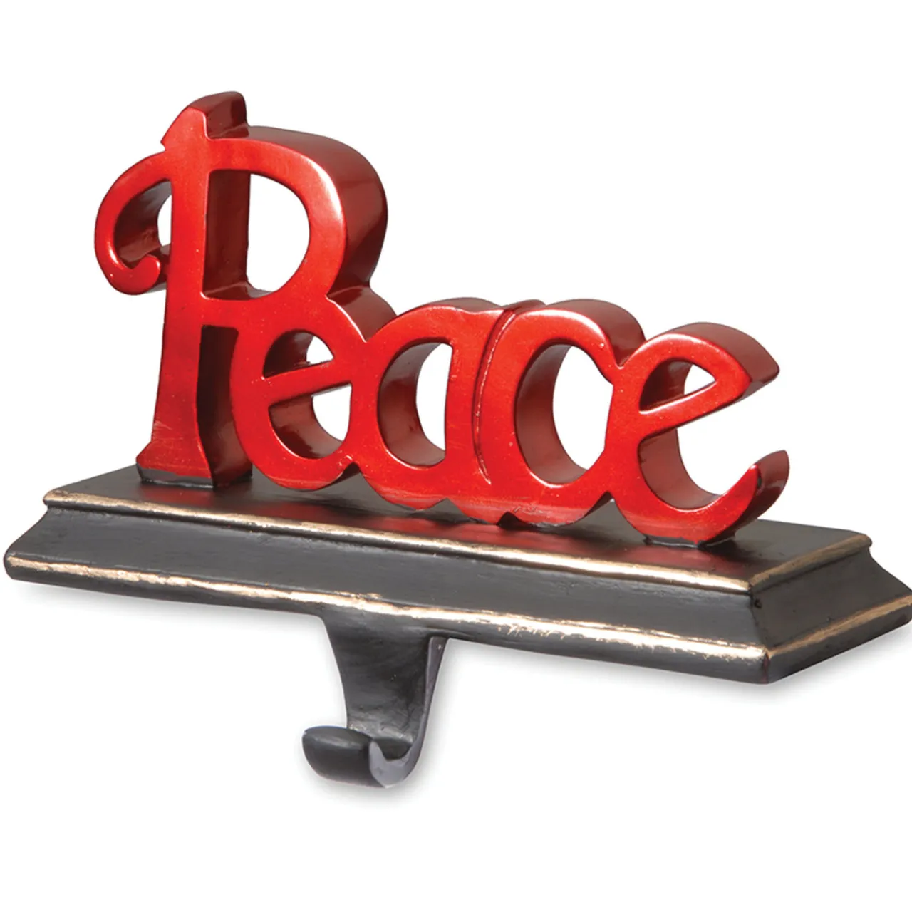 Hot National Tree Company 8.7 in. Peace Stocking Holder