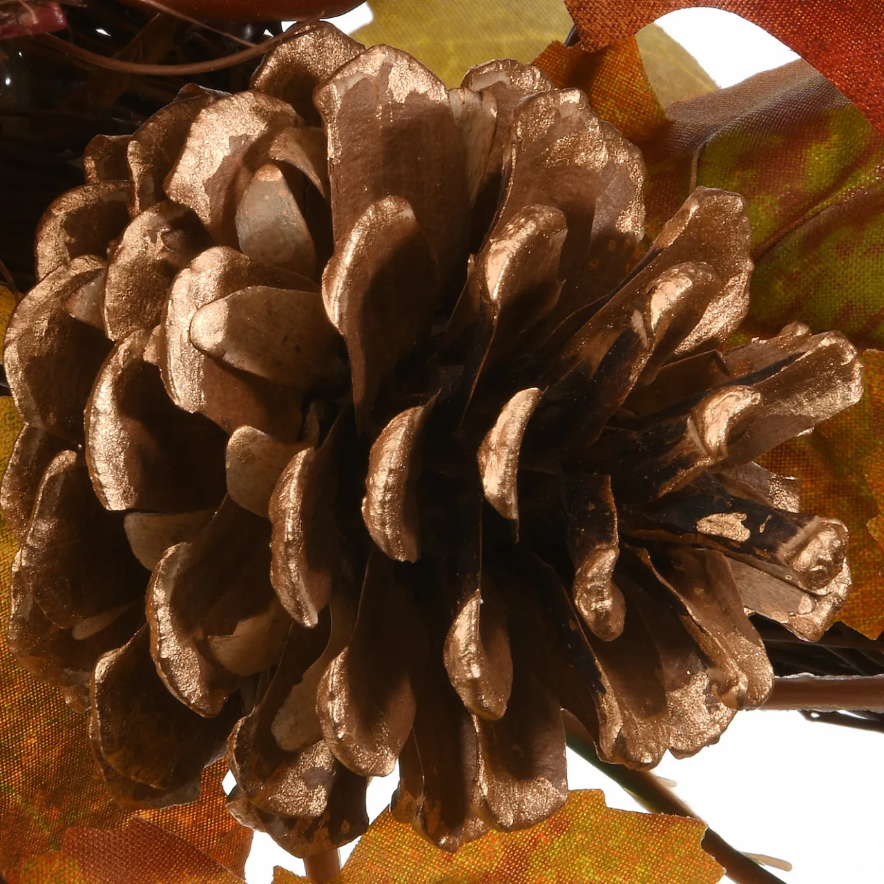 Discount National Tree Company 30 in. 2-Piece Fall Door Corners with Maple Leaves, Pine Cones, Pomegranates, Berry Clusters
