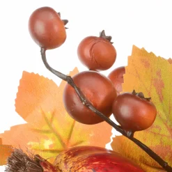 Discount National Tree Company 30 in. 2-Piece Fall Door Corners with Maple Leaves, Pine Cones, Pomegranates, Berry Clusters