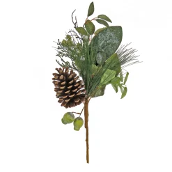 New National Tree Company 19 in. Pine, Berry and Cone Plastic Pick