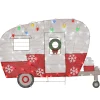 New National Tree Company 32 in. Pre-Lit Christmas Camper