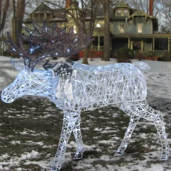 Online National Tree Company 50 in. Pre-lit Moose Decoration